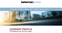 Desktop Screenshot of beherman.com